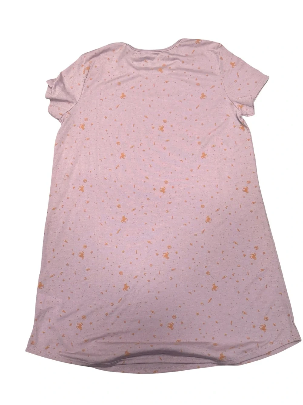 NWOT Rockets of Awesome Girls Size 14 Purple Starry Short-Sleeve Nightgown